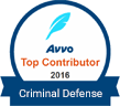 Avvo Top Contributor 2016 (Criminal Defense)